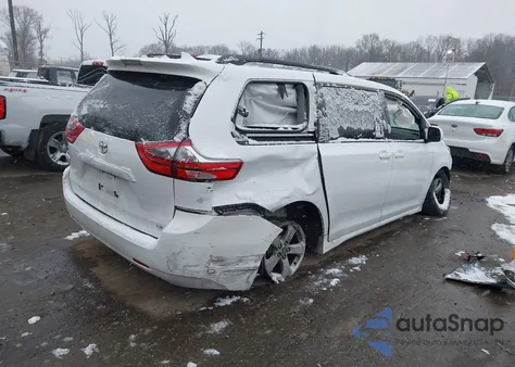 2020 Toyota Sienna Le из США, поврежденный, VIN 5TDKZ3DC0LS059264